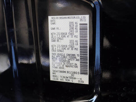 2021 Nissan Rogue SV