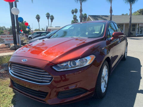 2016 Ford Fusion for sale at North Coast Auto Group in Fallbrook CA