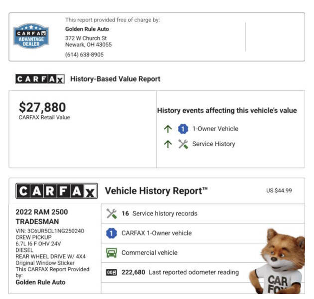 2022 RAM 2500 Tradesman