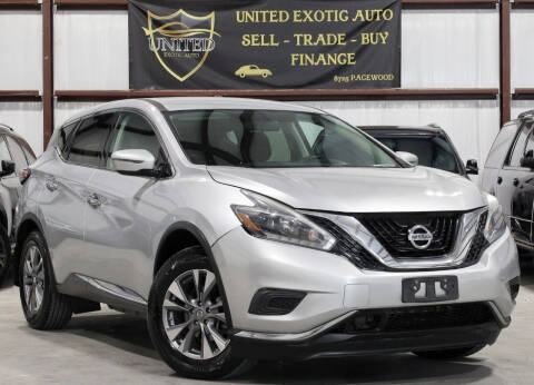 2018 Nissan Murano for sale at United Exotic Auto in Houston TX