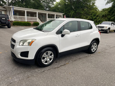 2015 Chevrolet Trax for sale at Dorsey Auto Sales in Anderson SC