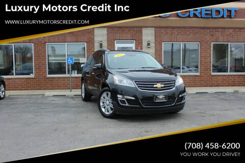 2013 Chevrolet Traverse for sale at Luxury Motors Credit Inc in Bridgeview IL