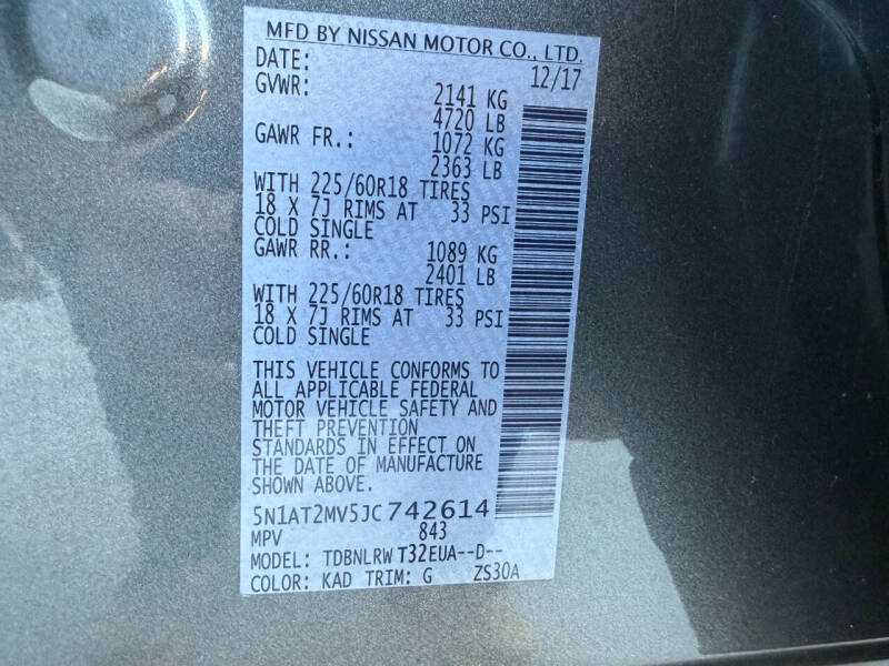 2018 Nissan Rogue SL