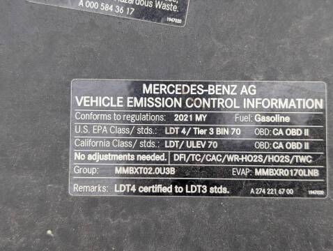 2021 Mercedes-Benz Metris Passenger