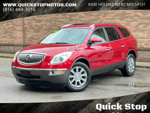 2012 Buick Enclave for sale at Quick Stop Motors in Kansas City MO