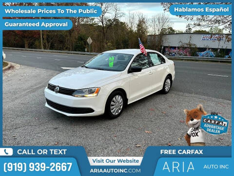 2012 Volkswagen Jetta for sale at Aria Auto Inc. in Raleigh NC