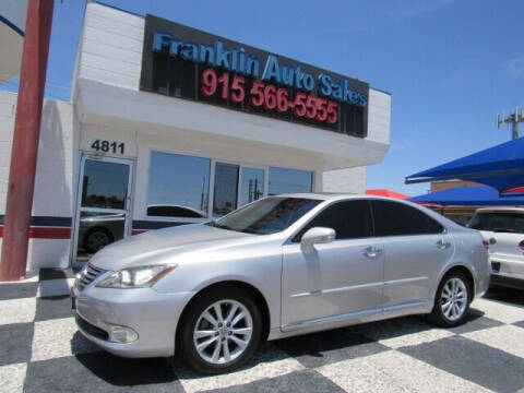 2011 Lexus ES 350 for sale at Franklin Auto Sales in El Paso TX