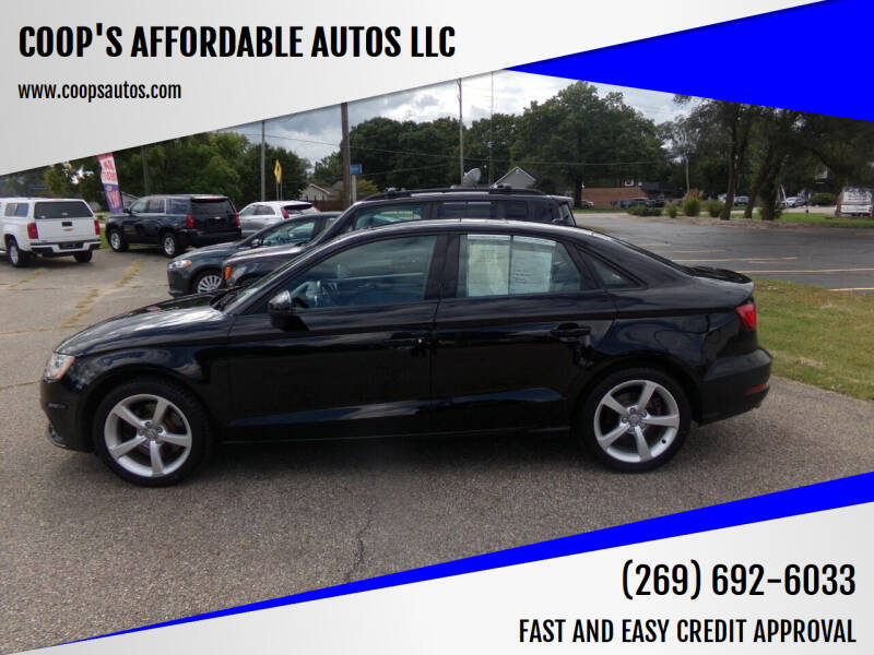 2016 Audi A3 for sale at COOP'S AFFORDABLE AUTOS LLC in Otsego MI