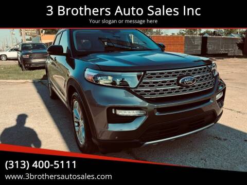 2021 Ford Explorer for sale at 3 Brothers Auto Sales Inc in Detroit MI
