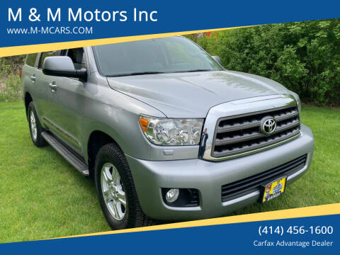 2015 Toyota Sequoia for sale at M & M Motors Inc in West Allis WI