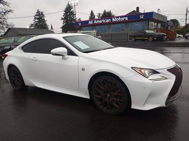 2015 Lexus RC 350 for sale at All American Motors in Tacoma WA