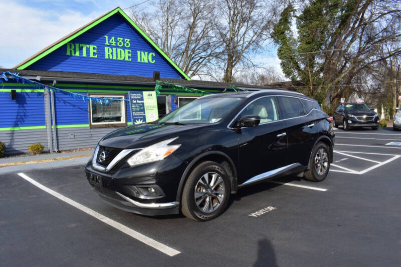 2017 Nissan Murano for sale at RITE RIDE INC. in Murfreesboro TN