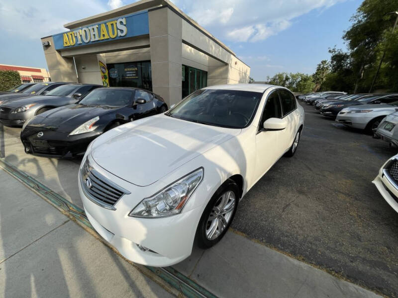 2011 Infiniti G25 Sedan for sale at AutoHaus in Loma Linda CA