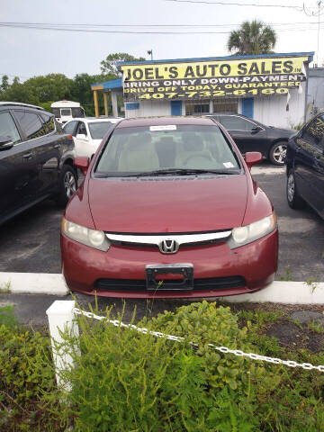 2008 Honda Civic for sale at JOEL'S AUTO SALES & BUY HERE PAY HERE in Longwood FL