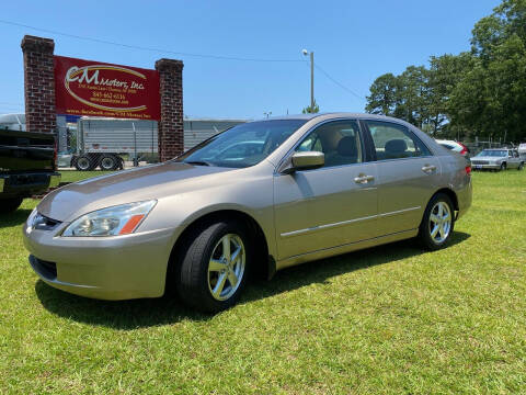 2003 Honda Accord for sale at C M Motors Inc in Florence SC