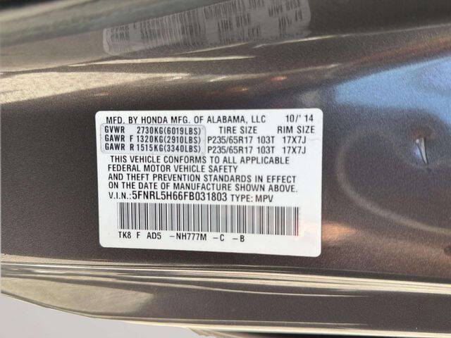2015 Honda Odyssey EX-L