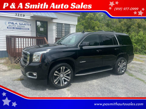 2017 GMC Yukon for sale at P & A Smith Auto Sales in Garner NC