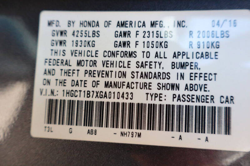 2016 Honda Accord EX