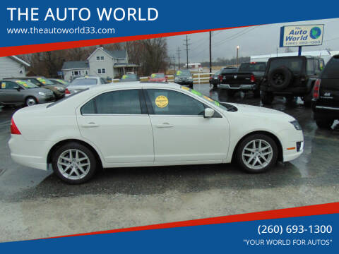 2012 Ford Fusion for sale at THE AUTO WORLD in Churubusco IN
