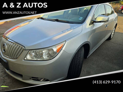 2012 Buick LaCrosse for sale at A & Z AUTOS in Westfield MA