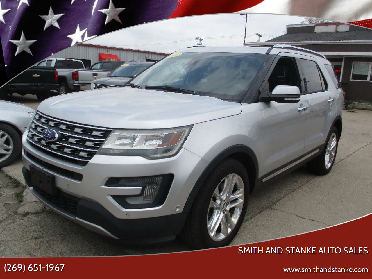Silver 2016 Ford Explorer Limited AWD Limited 4dr SUV 1