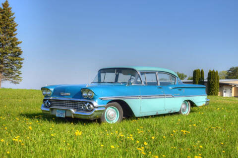 1958 Chevrolet Biscayne for sale at Hooked On Classics in Excelsior MN