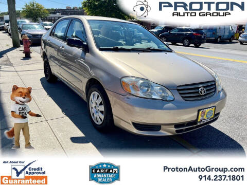 2004 Toyota Corolla for sale at Proton Auto Group in Yonkers NY