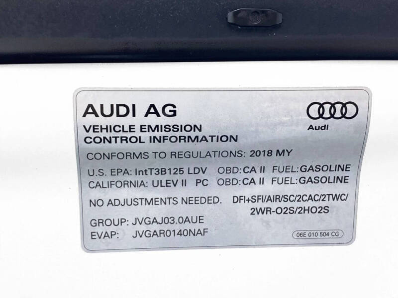 2018 Audi A7 3.0T quattro Prestige