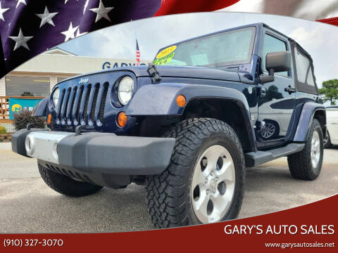 2013 Jeep Wrangler for sale at Gary's Auto Sales in Sneads Ferry NC