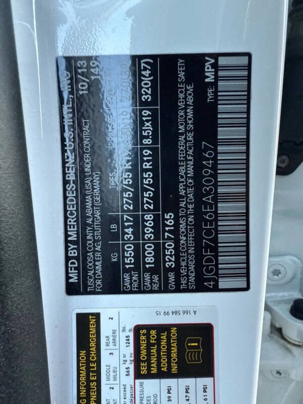 2014 Mercedes-Benz GL-Class GL 450 4MATIC