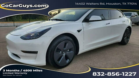 2022 Tesla Model 3 for sale at Gocarguys.com in Houston TX