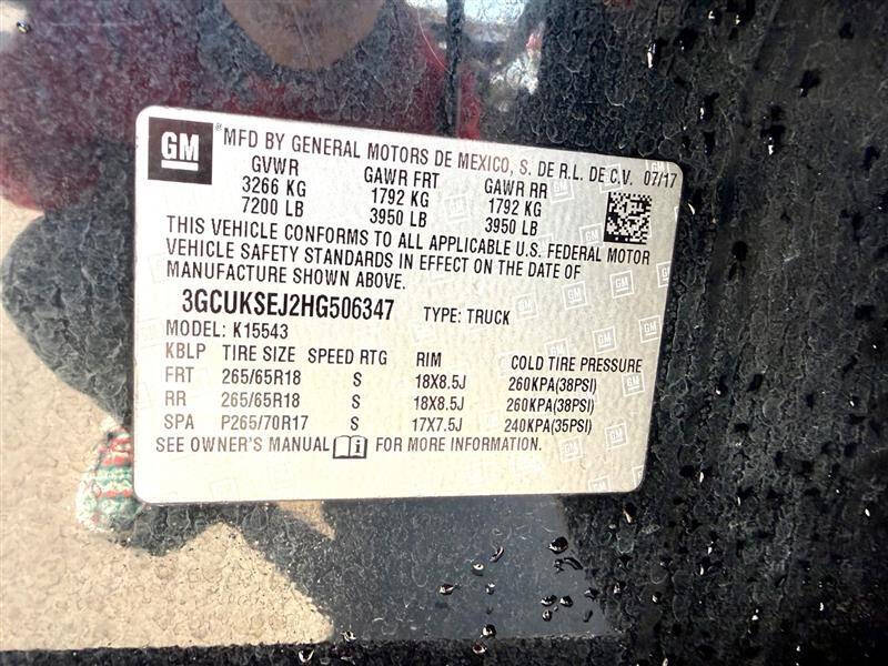 2017 Chevrolet Silverado 1500