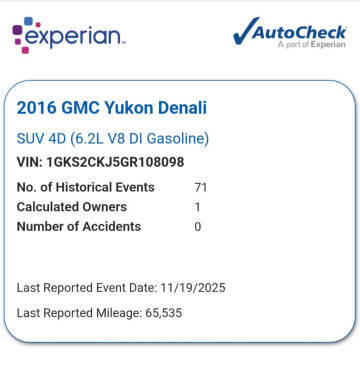 2016 GMC Yukon Denali