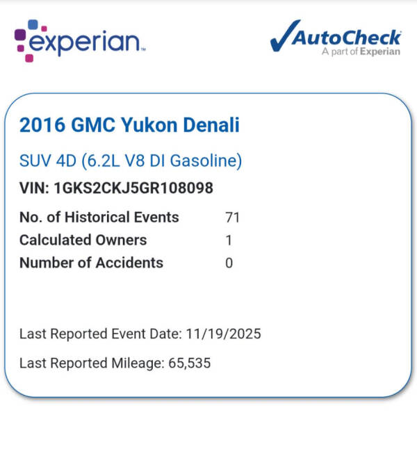 2016 GMC Yukon Denali