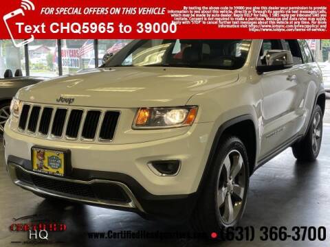2014 Jeep Grand Cherokee for sale at CERTIFIED HEADQUARTERS in Saint James NY