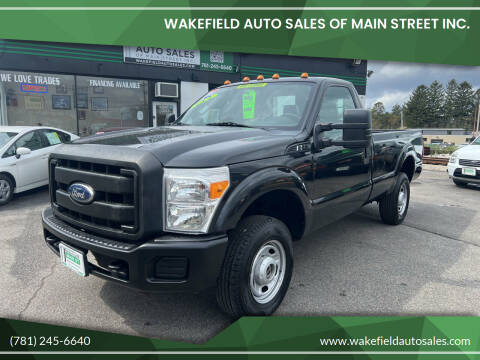 2011 Ford F-250 Super Duty for sale at Wakefield Auto Sales of Main Street Inc. in Wakefield MA