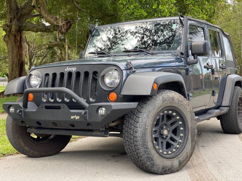 2007 Jeep Wrangler Unlimited for sale at HIGH PERFORMANCE MOTORS in Hollywood FL