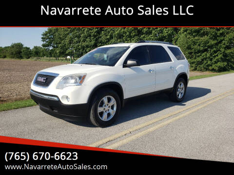 2012 GMC Acadia for sale at Navarrete Auto Sales LLC in Frankfort IN