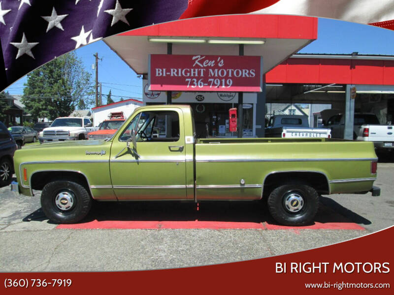 1973 Chevrolet C/K 10 Series for sale at Bi Right Motors in Centralia WA