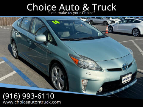 2014 Toyota Prius for sale at Choice Auto & Truck in Sacramento CA