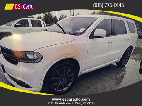 2016 Dodge Durango for sale at Escar Auto in El Paso TX