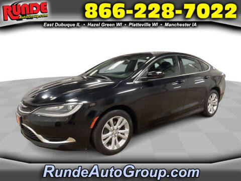 2015 Chrysler 200 for sale at Runde PreDriven in Hazel Green WI