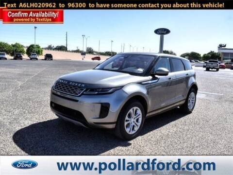 2020 Land Rover Range Rover Evoque for sale at South Plains Autoplex by RANDY BUCHANAN in Lubbock TX