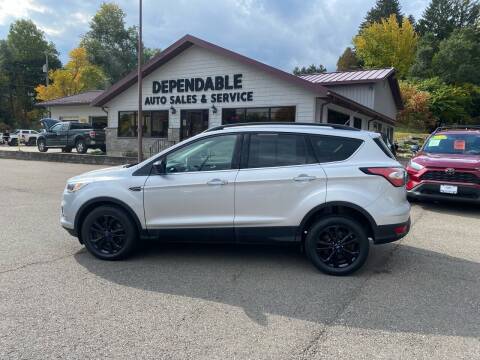 2018 Ford Escape for sale at Dependable Auto Sales and Service in Binghamton NY