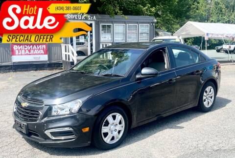 2015 Chevrolet Cruze for sale at A2Z AUTOS in Charlottesville VA
