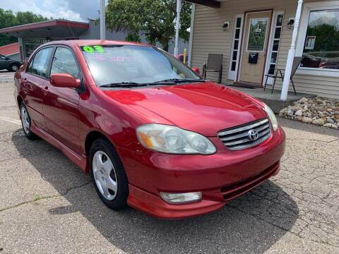 2003 Toyota Corolla for sale at G & G Auto Sales in Steubenville OH