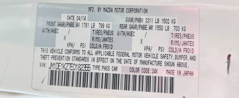 2014 Mazda MAZDA2 Sport