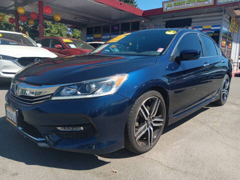 2017 Honda Accord for sale at ALL CREDIT AUTO SALES in San Jose CA