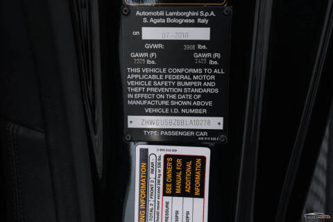 2011 Lamborghini Gallardo