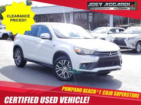 2018 Mitsubishi Outlander Sport for sale at PHIL SMITH AUTOMOTIVE GROUP - Joey Accardi Chrysler Dodge Jeep Ram in Pompano Beach FL
